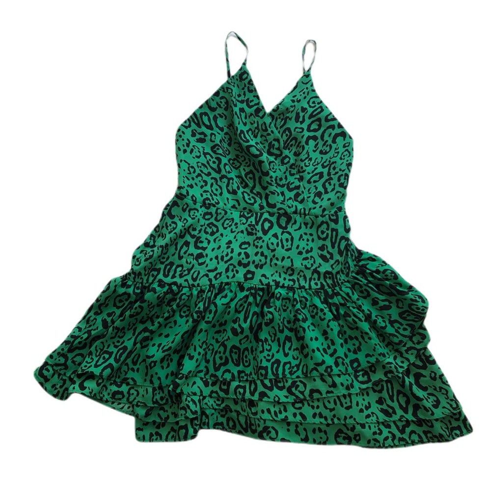 WAYF
Tombly Ruffled Leopard Print Mini Dress S - Picture 7 of 13